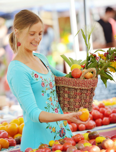 Jill at market